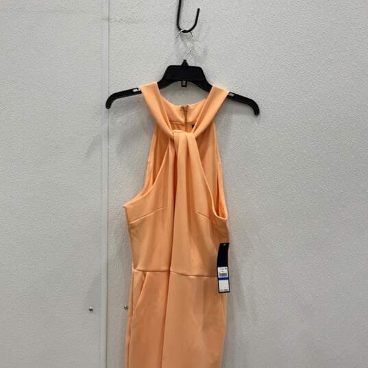 NWT Rachel Rachel Roy Womens Light Orange Sleeveless One-Piece Jumpsuit Size XL image number 2