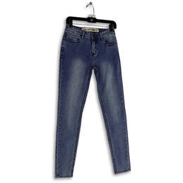 NWT Womens Blue Denim Stretch Slim Athletic Fit Skinny Leg Jeans Size 27