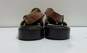 Stacy Adams Brown Leather Fisherman Sandals Shoes Men's Size 12 M image number 4