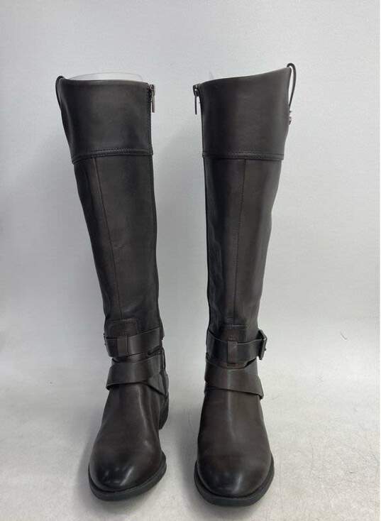 Women's Vince Camuto Size 6 Black Knee-High Riding Boots NWT image number 1