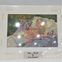 Artist Don Hatfield Signed Numbered Gentle Touch Serigraph Art Print w/ COA