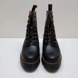 Dr. Martens Leona Black Smooth Leather Boots, Women's Sz 7L alternative image