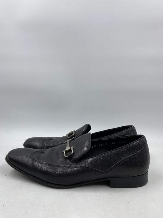 Salvatore Ferragamo Black Slip-On Dress Shoe Men 8.5 image number 3