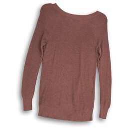 American Eagle Outfitters Womens Mauve Brown Knitted Pullover Sweater Size S alternative image