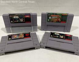 Lot of 4 SNES Video Games
