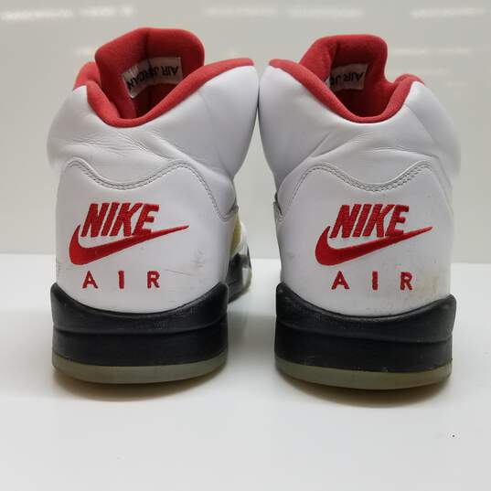 Nike Air Jordan 5 Retro Fire Red White DA1911-102 Men's New