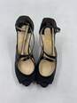 Authentic Christin Louboutin Black Pump Heel W 6.5 image number 6