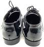 Vangelo Black/White Patent Leather Wingtip Shoes Womens Size 11 IOB image number 5