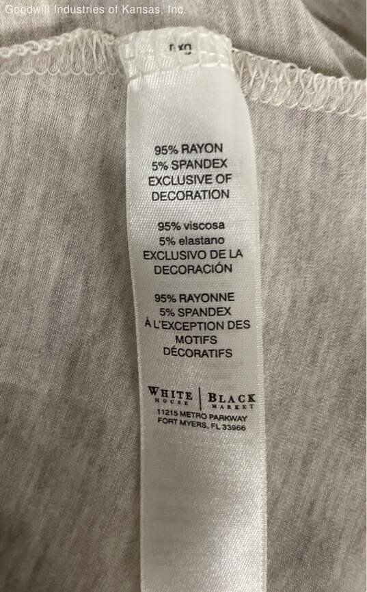 White House Black Market Beige T-shirt - Size M image number 3