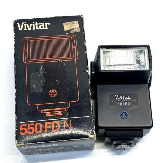 Lot of 5 Assorted Vivitar Camera Flashes image number 2