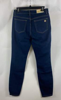 NWT Michael Kors Womens Blue Mid Rise Pockets Denim Izzy Skinny Jeans Size 6 alternative image