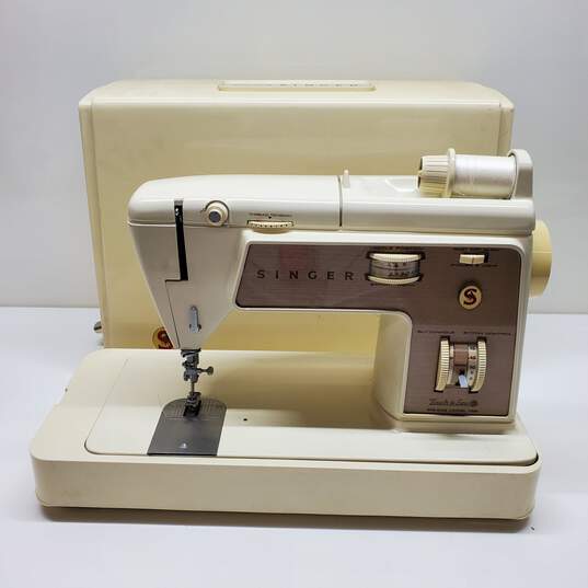 Vintage Singer Touch & Sew Zig-Zag Model 75S Untested P/R image number 1
