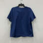 NWT Womens Blue Embroidered Blouse Top And Pull-On Pants Size L/XL image number 3