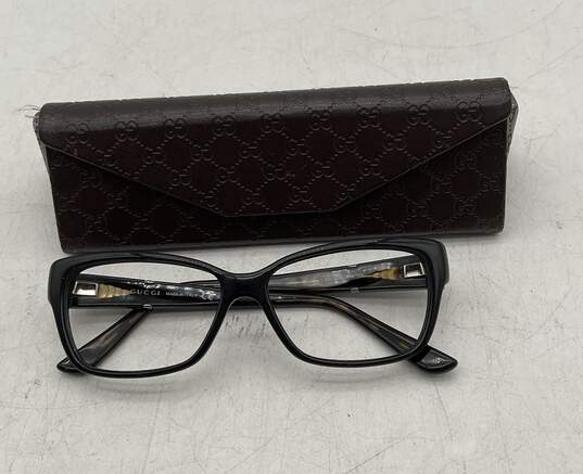 Authentic Gucci GG 3559 Women's Black/Tortois Eyeglass Frames Only W/Case + COA image number 2