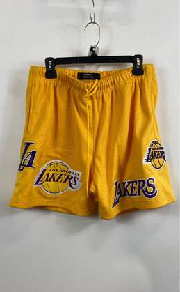 Pro Standard Mens Yellow Los Angles Lakers NBA Basketball Bermuda Shorts Size M alternative image