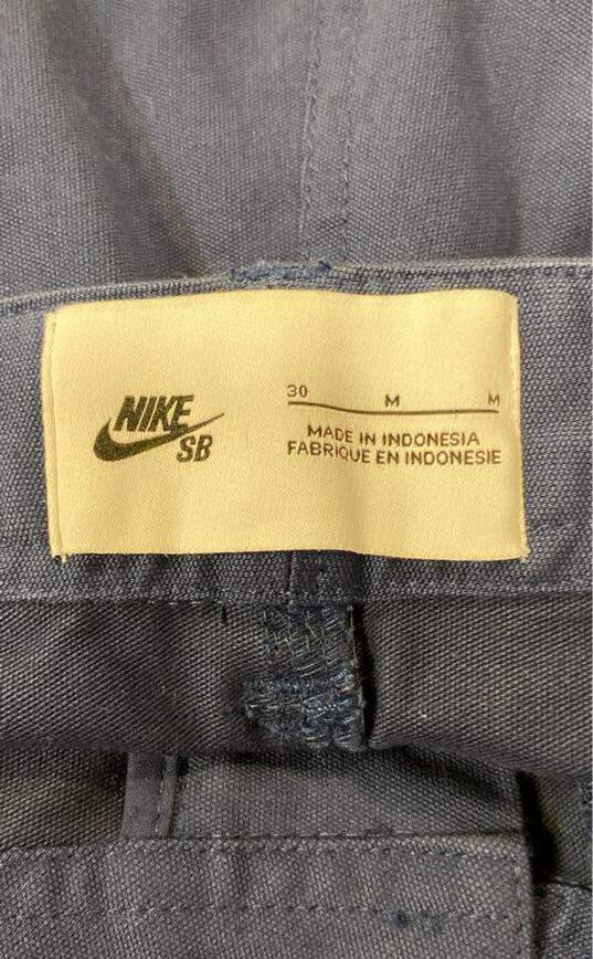 Nike SB Dri Fit Mens Blue Flat Front Slash Pockets Chino Pants Size 30 image number 5