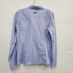 Arc' Teryx WM's Armachillo Cool Lilac Plaid Plaid Long Sleeve Shirt Size M alternative image
