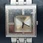Women's Swatch Irony Square Mirror Stainless Steel Watch image number 1