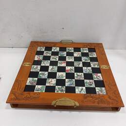 Complete Asian Chess Set in Wooden Chest alternative image