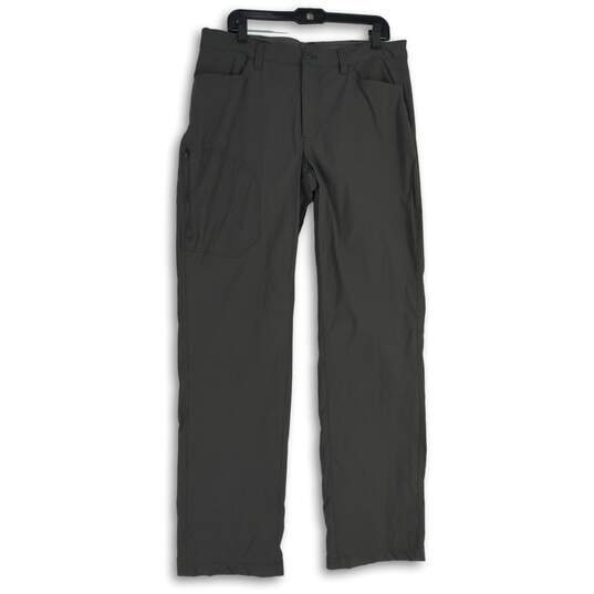 NWT Eddie Bauer Mens Gray Flat Front Straight Leg Cargo Pants Size 36X34 image number 1