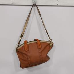 Or Yany Brown/Tan Leather Tote Crossbody Bag with Tag