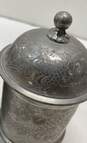 Huikee Swatow Lidded Teapot Vintage Chinese Pewter Tea/Coffee Pot Maker image number 7