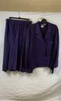 NWT WRII Sport Womens Purple Long Sleeve 2-Piece Skirt Suit Set Size 16 image number 1