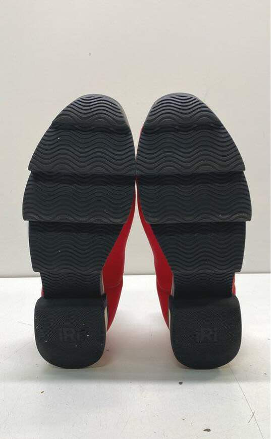 iRi NYC Wes Red Neoprene Platform Shoes Women's Size 36.5 image number 5