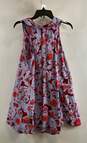 Free People Womens Multicolor Floral Sleeveless V-Neck Mini Dress Size XS image number 2