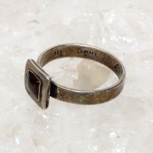 Silpada Sterling Silver Garnet Ring Size 6.75 image number 3