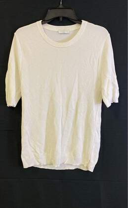 Sandro Womens White Crew Neck Short Sleeve Pullover T-Shirt Size Small alternative image