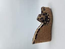 Stuart Weitzman Leopard Wedge Sandals W 10M | 40