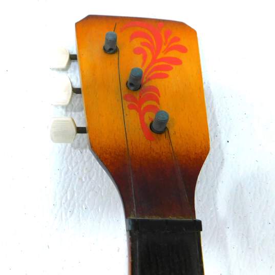 Unbranded Russian Wooden 3-String Balalaika image number 2