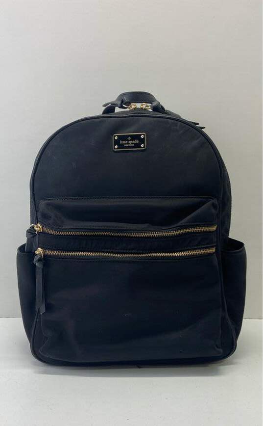 Kate Spade Black Nylon Backpack Bag image number 1