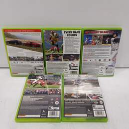 5pc Bundle of Assorted Xbox 360 Video Games alternative image
