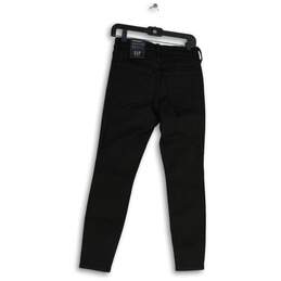 NWT Gap Womens Black Denim Dark Wash Skinny Leggings Jeans Size 6/28 alternative image