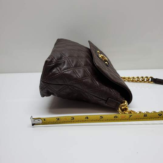 Marc Jacobs Quilted Brown Leather Shoulder Bag image number 4