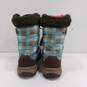 The North Face Plaid Pattern Faux Fur Boots Size3(Youth) image number 3