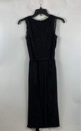 NWT White House Black Market Womens Black Sleeveless Fit & Flare Dress Size 4 alternative image