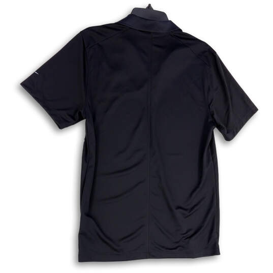 NWT Mens Black NCAA Football Iowa Hawkeyes Dri-Fit Polo Shirt Size Small image number 2