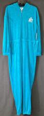Juicy Couture Blue Velvet-Like Hooded Jump Suit - Size Large image number 1