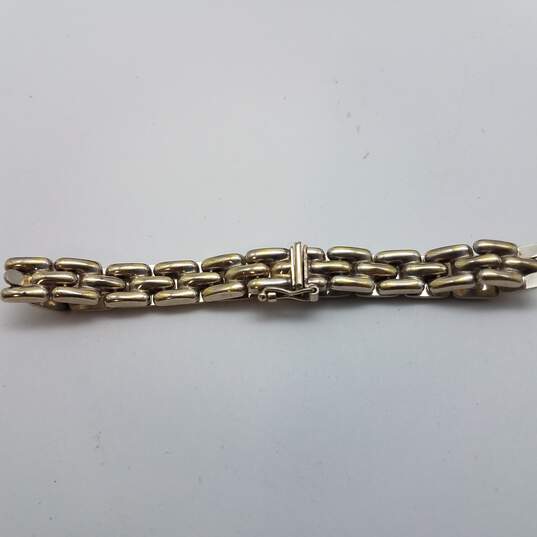 Milor Sterling Silver Unique Link 7 1/2 Bracelet 11.9g image number 4
