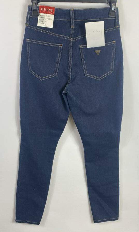 Guess Women Blue Skinny Jeans Sz 25 NWT image number 2