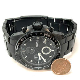 Designer Fossil Decker CH-2601 Black Stainless Steel Analog Wristwatch alternative image