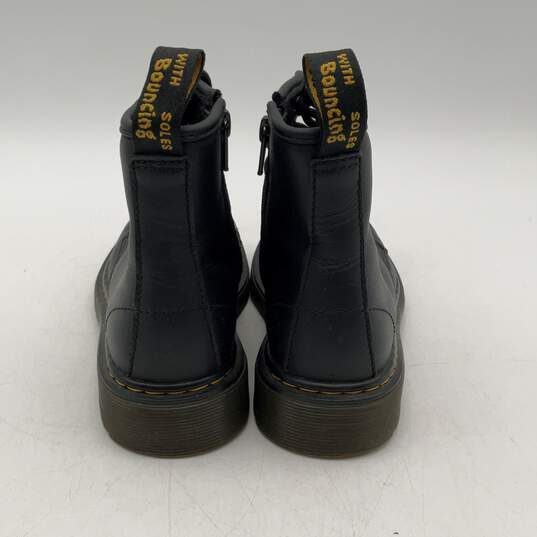 Dr. Martens Mens Black Round Toe Lace-Up Ankle Combat Boots Size 2 image number 3