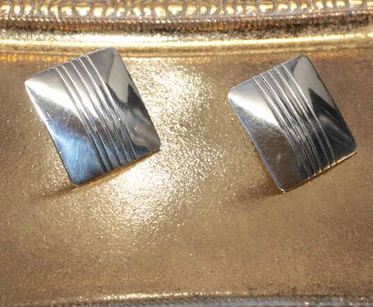 Rick Werito Artisan Sterling Silver Earrings image number 1