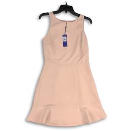 NWT Rebecca Minkoff Womens Pink Sleeveless Cutout Back Sheath Dress Size 4