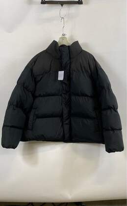 NWT Fabletics Mens Black Long Sleeve Full Zip Essential Puffer Jacket Size XXL