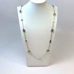 Designer Brighton Silver-Tone Contempo Lobster Clasp Chain Necklace