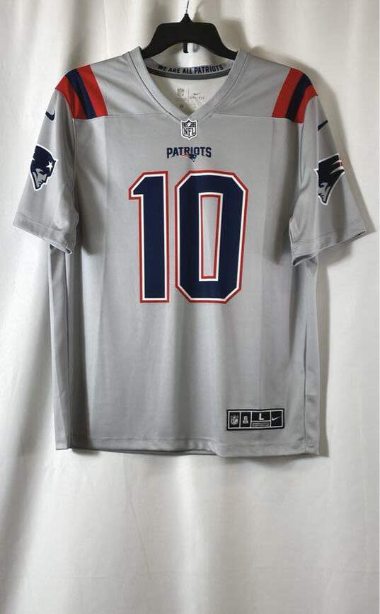 NFL Patriots #10 Mac Jones Jersey - Size large image number 1